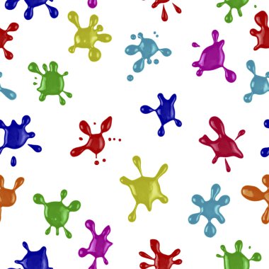 Paint splashes clipart