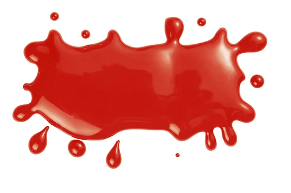 Red paint splash — Stock Photo, Image