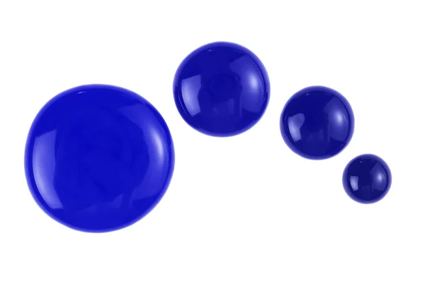 stock image Blue paint spots