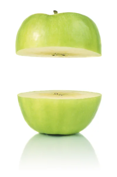 Açılan elma — Stok fotoğraf