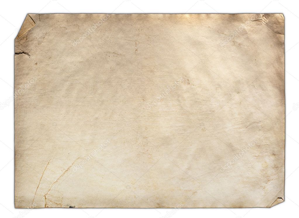 Aged old paper stock photo. Image of background, blank - 13044210