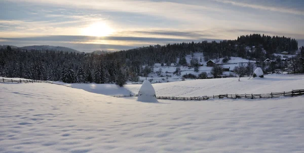 겨울 아름 다운 장면 — 스톡 사진