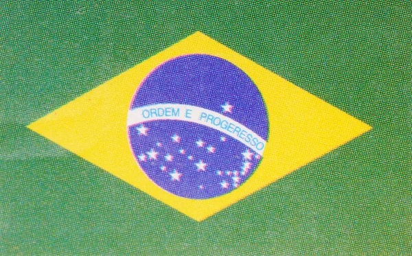 Flag Brazil — Stock Photo, Image