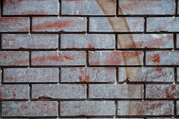 Sehr alte und sehr originelle Ziegelmauer — Stockfoto