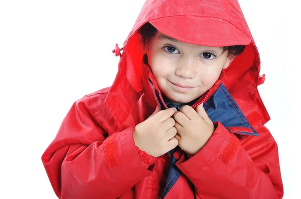 Bardzo ładny dzieci w ubrania moda jesień zima — Zdjęcie stockowe
