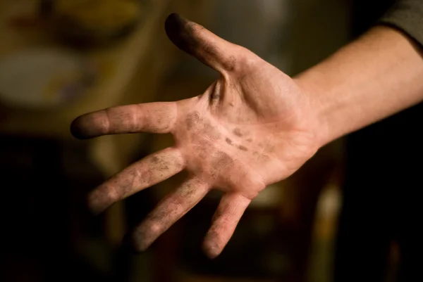 stock image Dirty hand