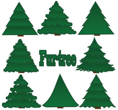 Fur-trees clipart