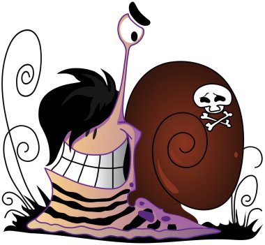 Snail - Emo clipart