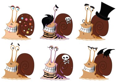 Snails clipart