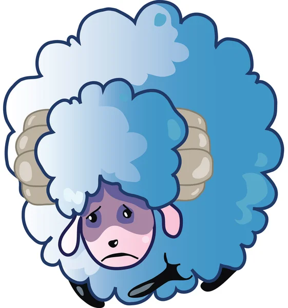 Smutný ovce — Stock fotografie