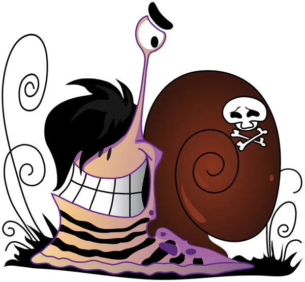 Snail - Emo — Stock Photo, Image