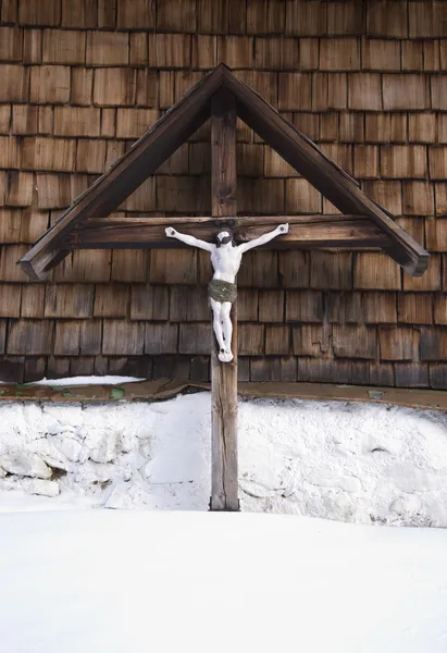 Баварські хрест зимові — стокове фото