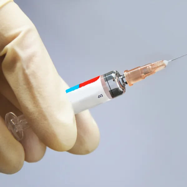 注射器接種 — ストック写真