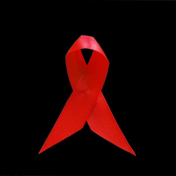 Stock image Red ribbon aids hiv