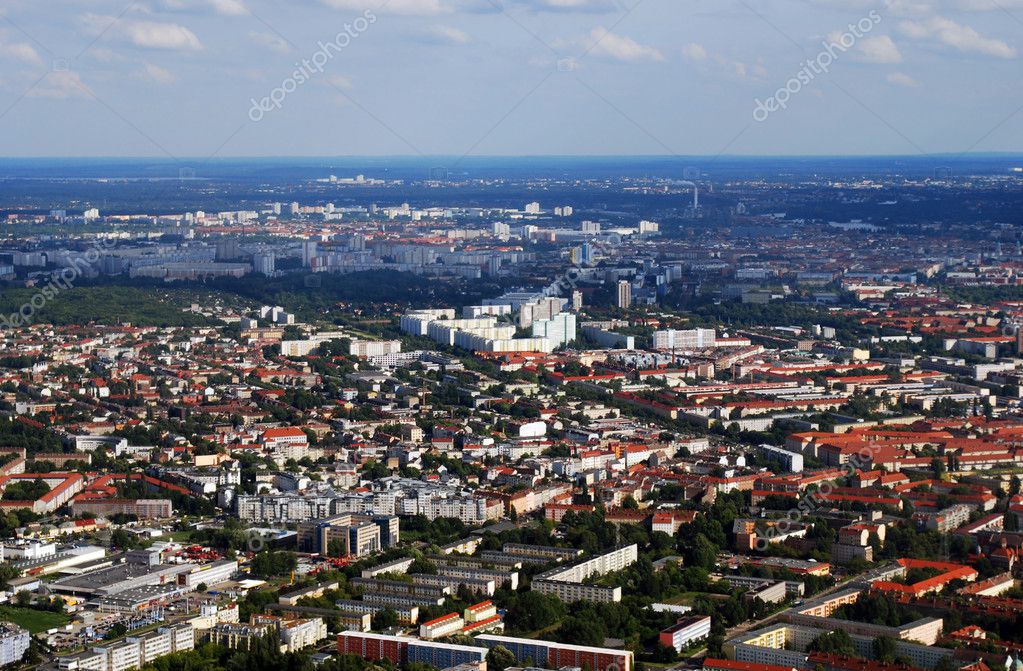 Aerial photo of berlin Stock Photo by ©bitpics 1629230