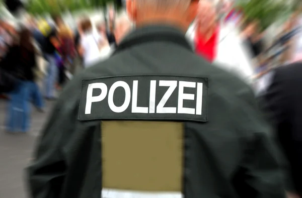 Deutsche Polizei — Stockfoto