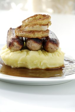 Bangers and mash clipart