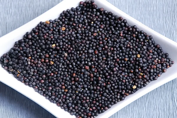 stock image Black mustards seeds