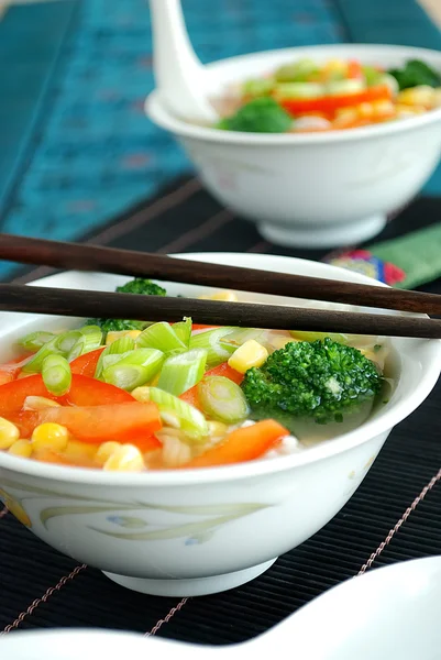 Chinesische süße saure Suppe — Stockfoto