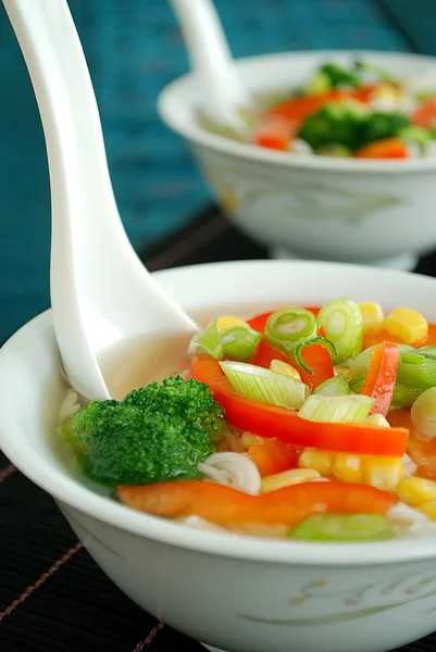 Chinesische süße saure Suppe — Stockfoto