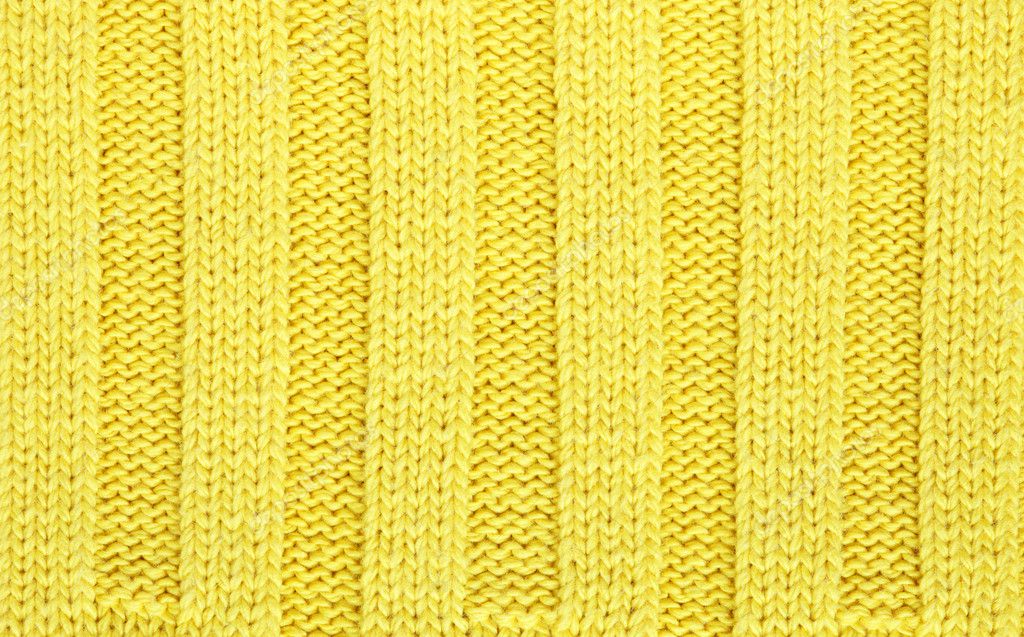 yellow knit fabric