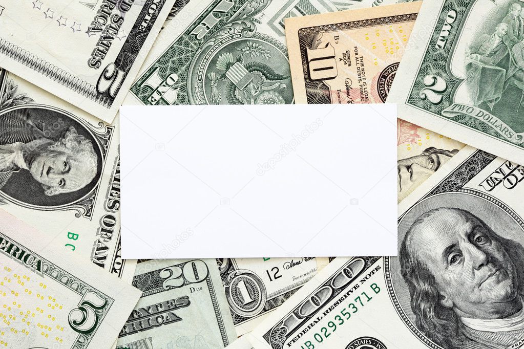 blank money note