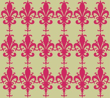 Fleur-de-lys color background clipart