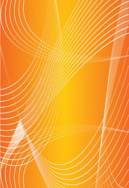 Abstract yellow orange background clipart