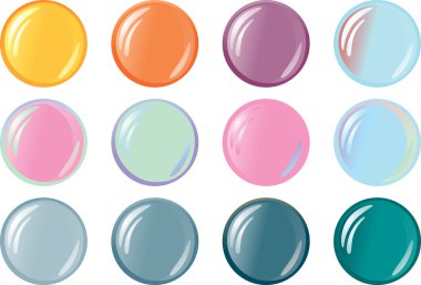 Editable Website button Templates clipart