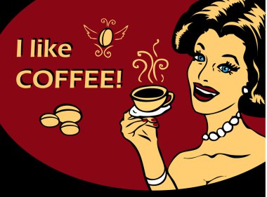 Coffee Lover poster clipart