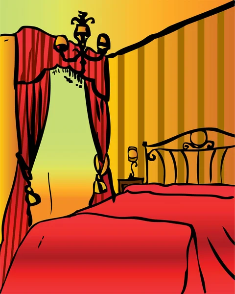 Bedroom interior home — Stock Photo, Image