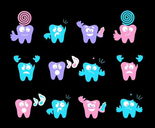 快乐的微笑、 医疗牙齿护理概念 — 图库照片