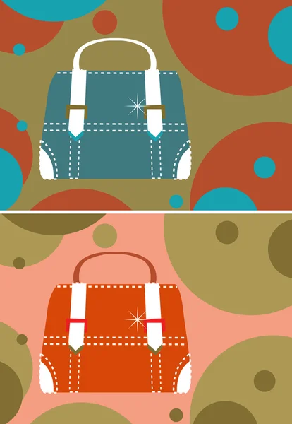 2 женские сумки — стоковое фото