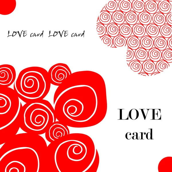 Amor tarjeta de papel falso, corazón — Foto de Stock