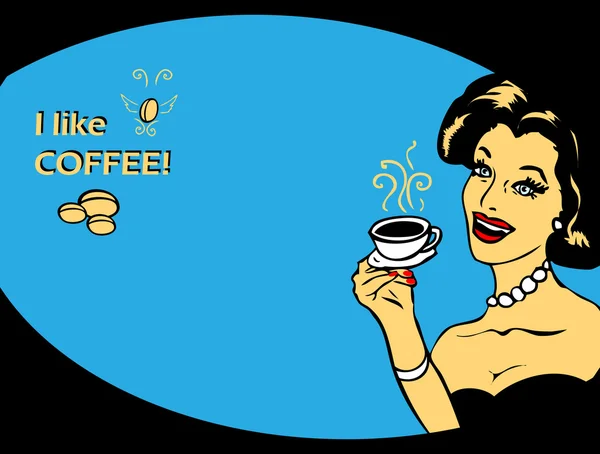 Koffie liefhebber poster — Stockfoto
