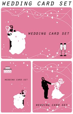 Wedding card, love, clipart