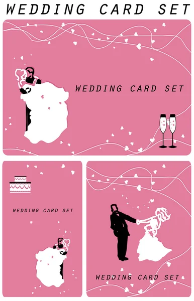 結婚式のカード、愛, — ストック写真