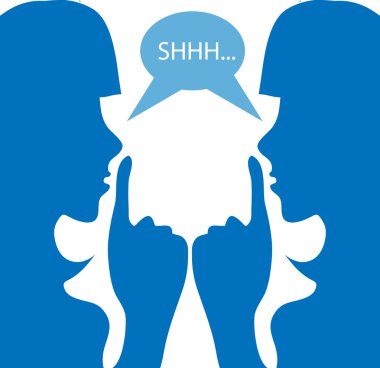 Women said Girls secret Whisper clipart