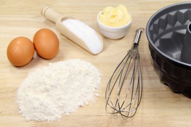 Baking ingredients clipart