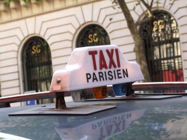 Paris Taxi clipart