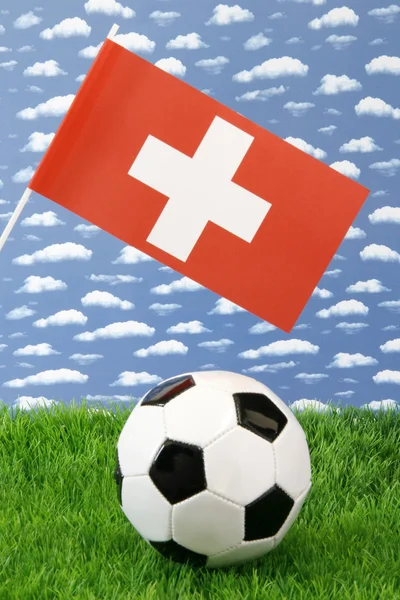 Swiss piłki nożnej — Zdjęcie stockowe