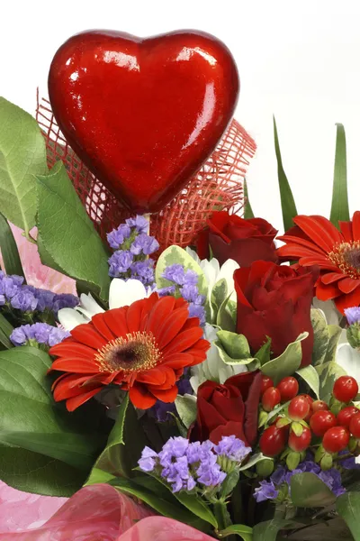 Flowers for valentines day — Stock Photo, Image