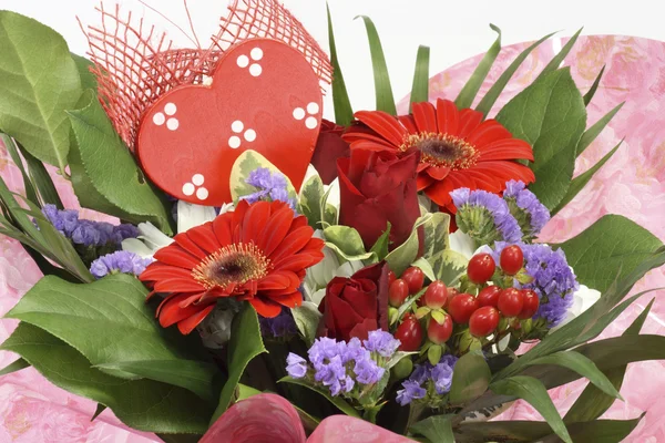 Flowers for valentines day — Stock Photo, Image