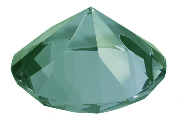 Зелений алмаз — стокове фото