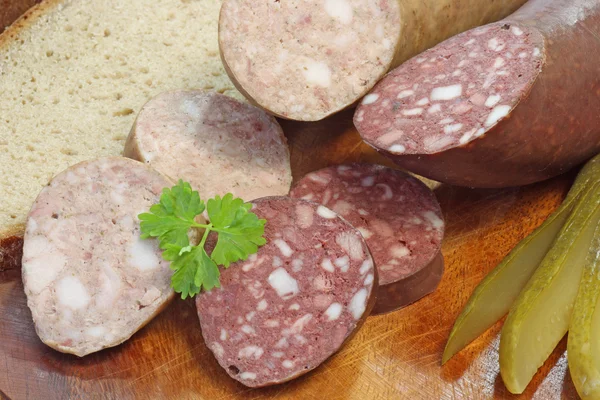 Homemade sausages — Stock Photo, Image