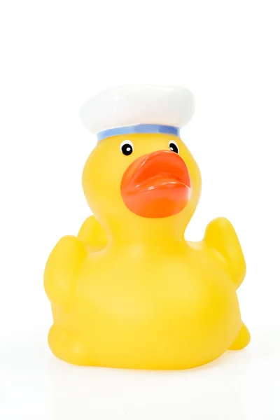 Pato de borracha amarelo — Fotografia de Stock