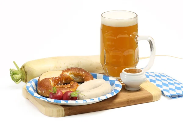 Bavarian Veal Sausage Stock Picture