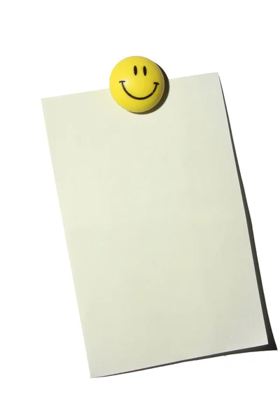 Note and smile — Stock Photo, Image