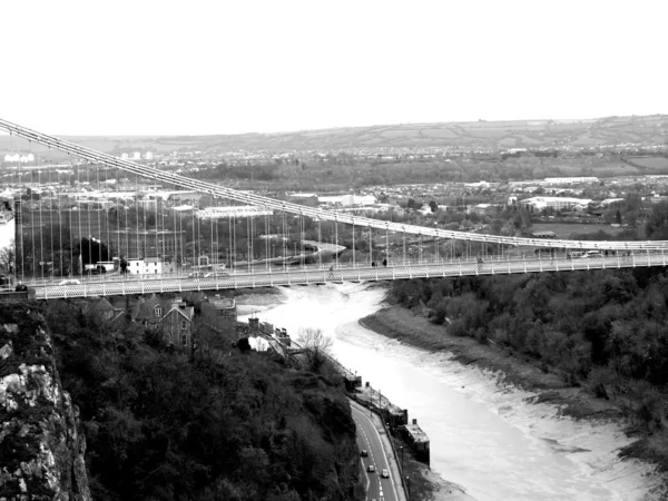 Pont suspendu Clifton à Bristol, Royaume-Uni Photos De Stock Libres De Droits