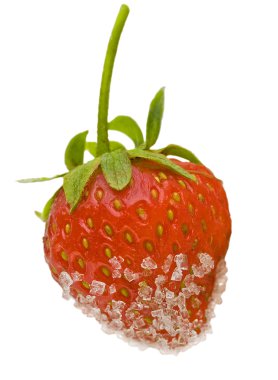 Strawberries in sugar clipart